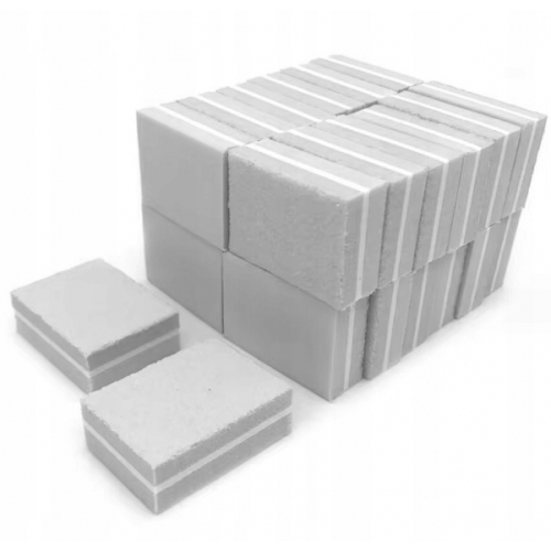 Mini blok polerski szary Sandwich 100/180 50 szt